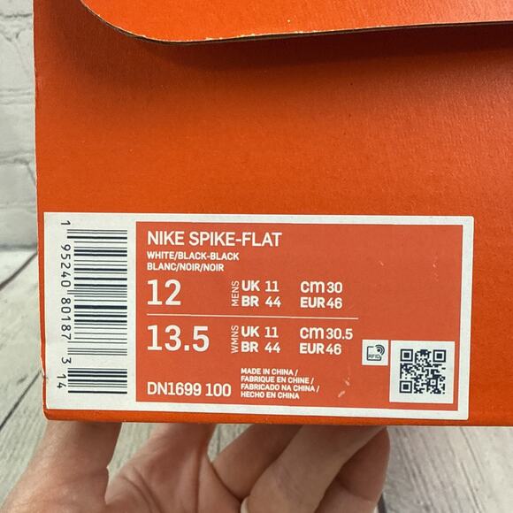 Nike Spikes Flat Track DN1699-100 Men Size 12